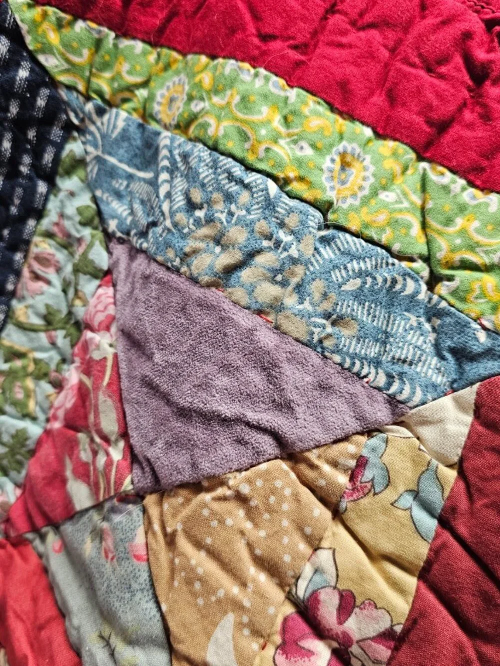 2 Pottery Barn Bandana Patchwork Standard Sham Pillow Cover Quilt 26 X 20